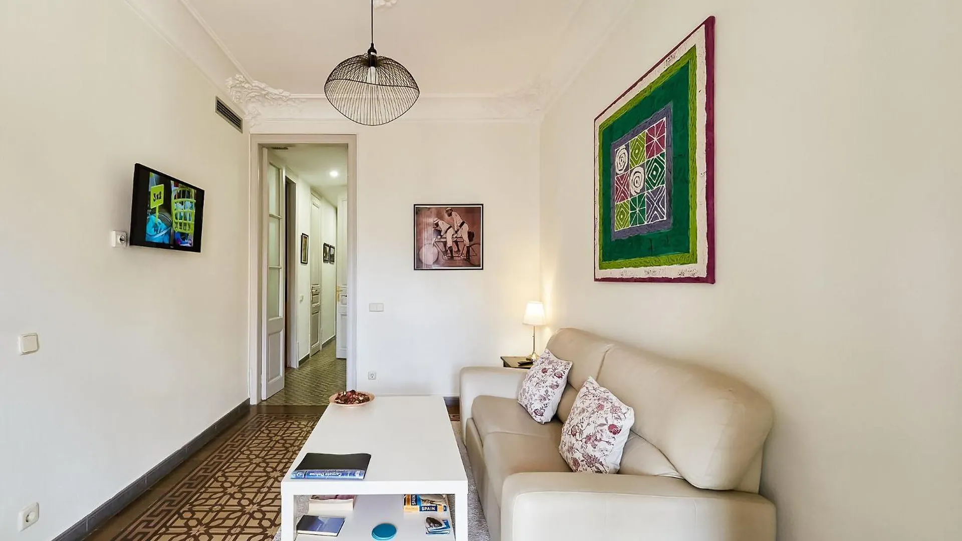公寓 Modern Villa In Eixample With Sea Near 巴塞罗那