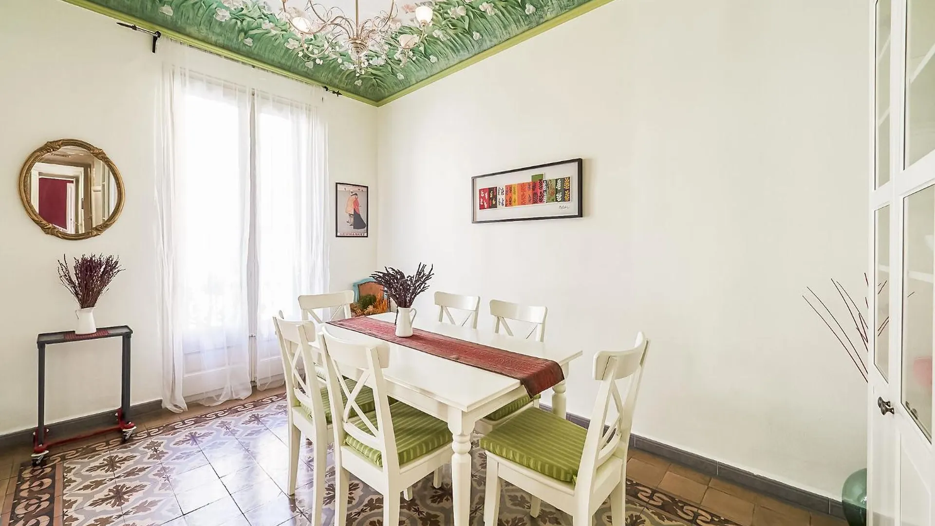 公寓 Modern Villa In Eixample With Sea Near 巴塞罗那